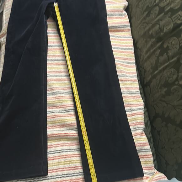 GAP Corduroy Stretch Pants 4 Dark Acacdemia Preppy Classic Minimalist Blue - Picture 7 of 9